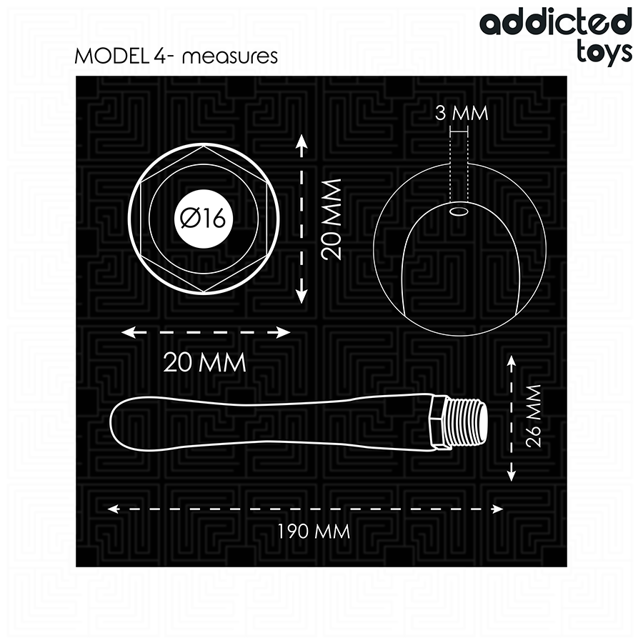 Addicted Toys Anal-Reiniger Modell 5 – Universaladapter