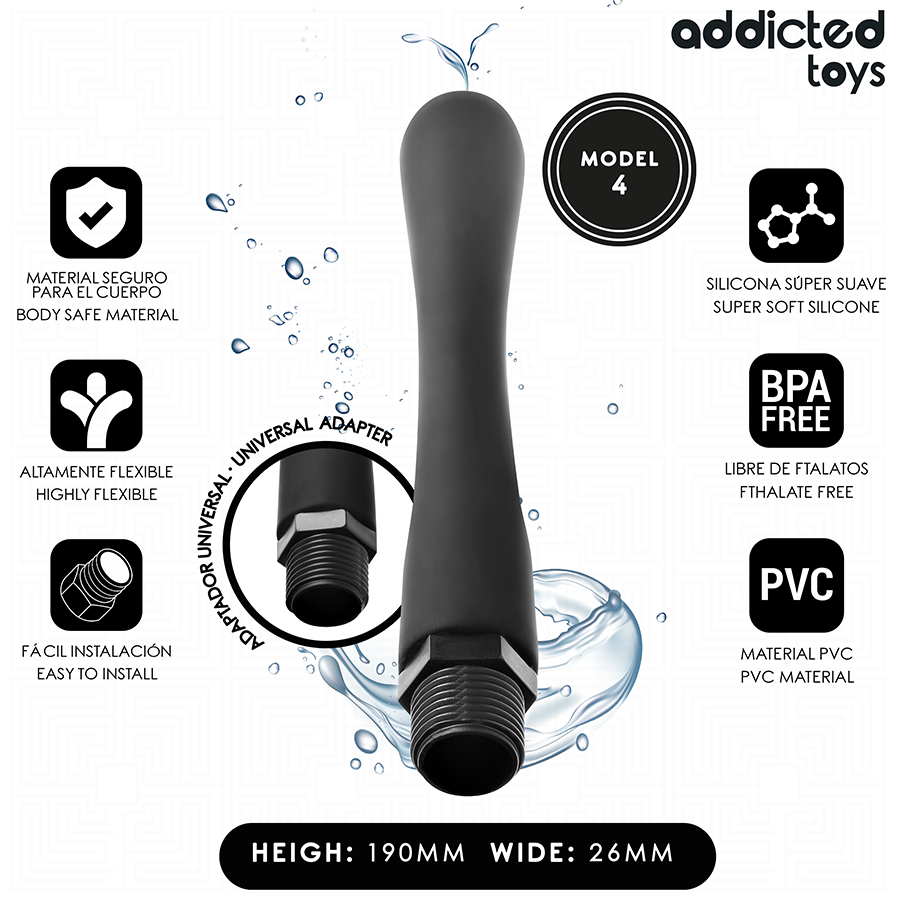 Addicted Toys Anal-Reiniger Modell 5 – Universaladapter