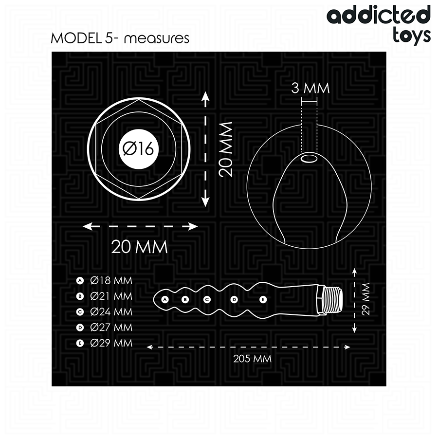 Addicted Toys Anal-Reiniger Modell 6 – Universaladapter