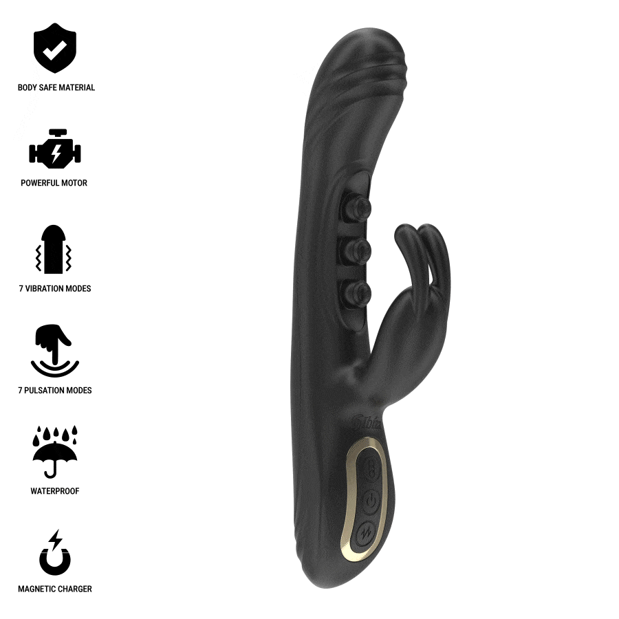 Ibiza Pulsierender Rabbit-Vibrator – 2 Motoren, 7 Modi