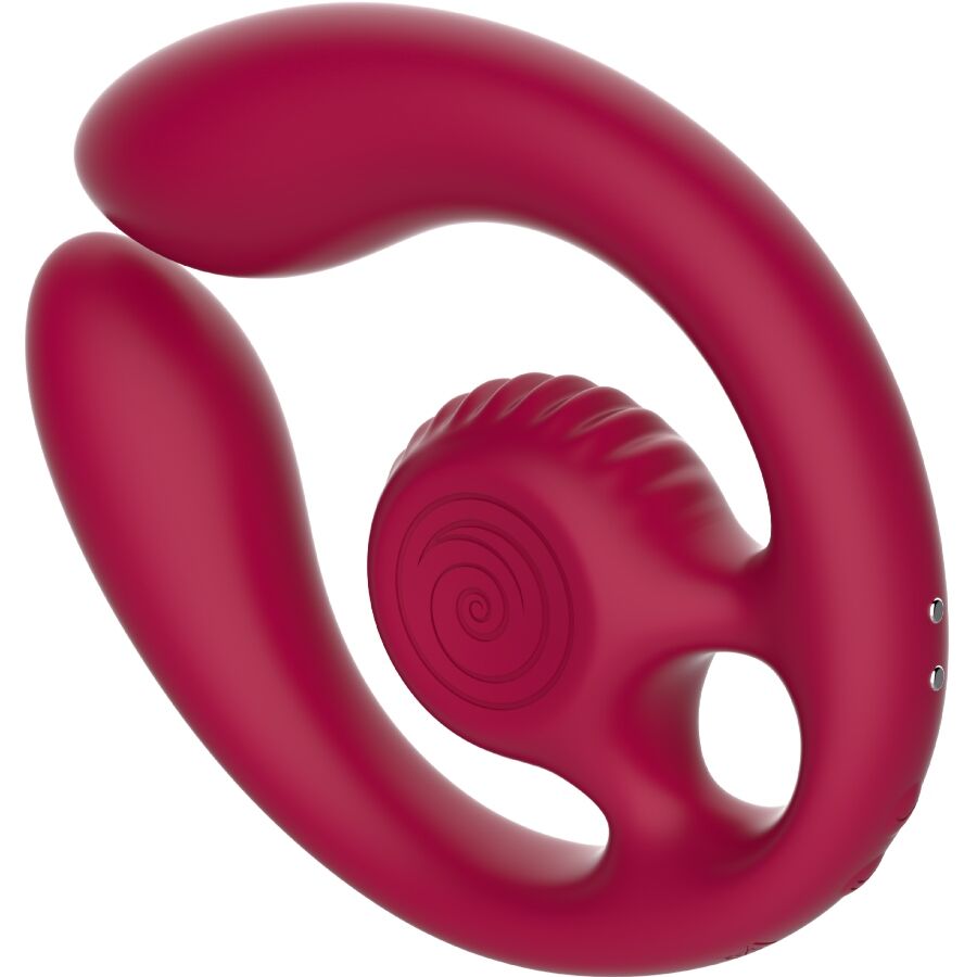 Snail Vibe Gizi Duo Paarstimulator – Fernbedienung, Burgund
