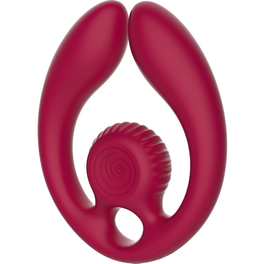 Snail Vibe Gizi Duo Paarstimulator – Fernbedienung, Burgund