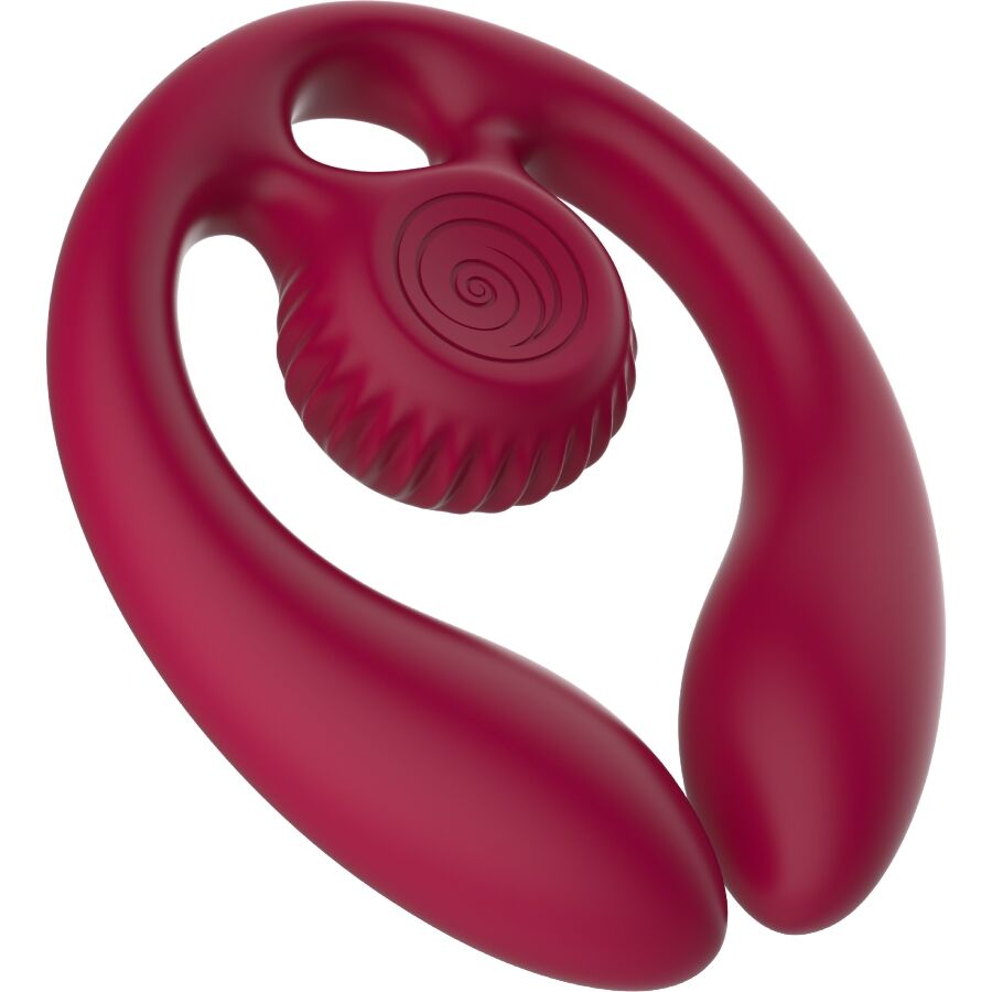 Snail Vibe Gizi Duo Paarstimulator – Fernbedienung, Burgund