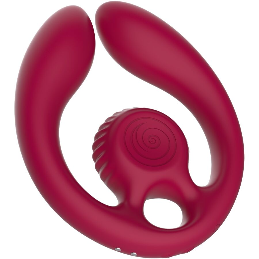Snail Vibe Gizi Duo Paarstimulator – Fernbedienung, Burgund