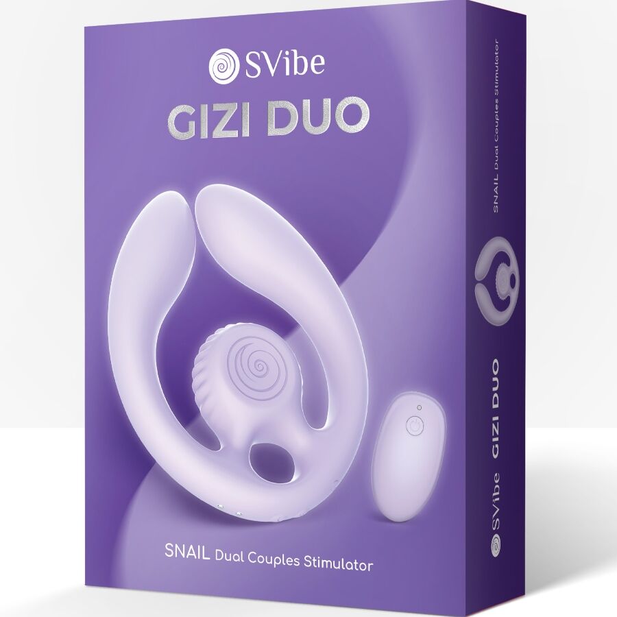 Snail Vibe Gizi Duo Paarstimulator – Fernbedienung, Lila