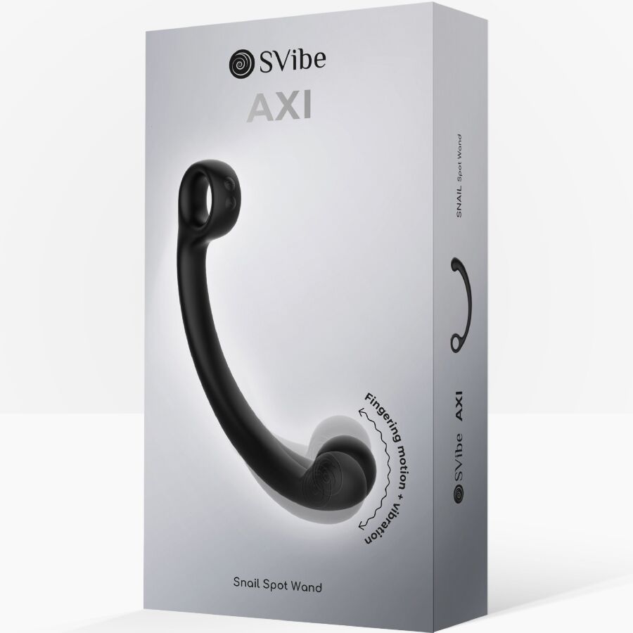 Snail Vibe Axi Vibrierender Massagestab – Schwarz