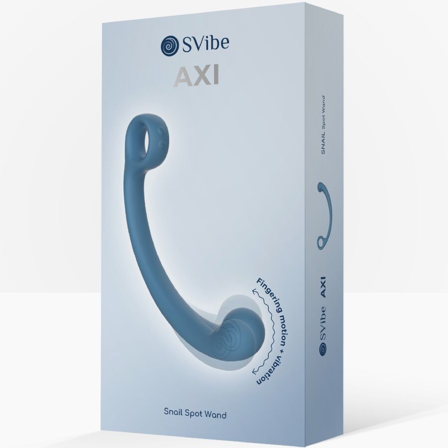 Snail Vibe Axi Vibrierender Massagestab – Blau