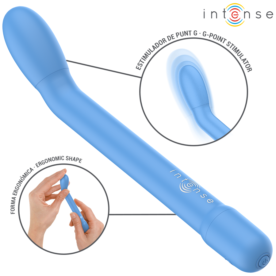 Intense Karlie Wiederaufladbarer G-punkt-stimulator Blau