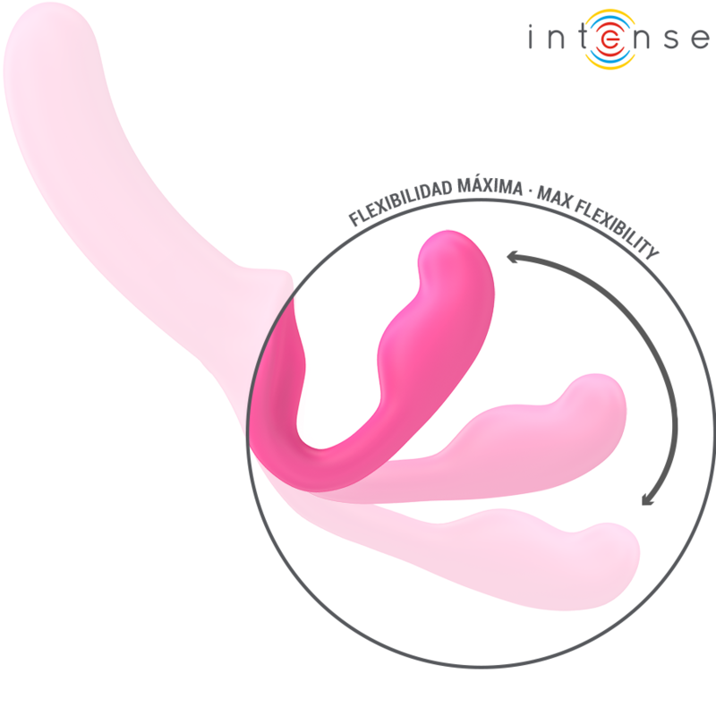 Intense Amy Doppelvibrator 20 cm Rosa Fernbedienung