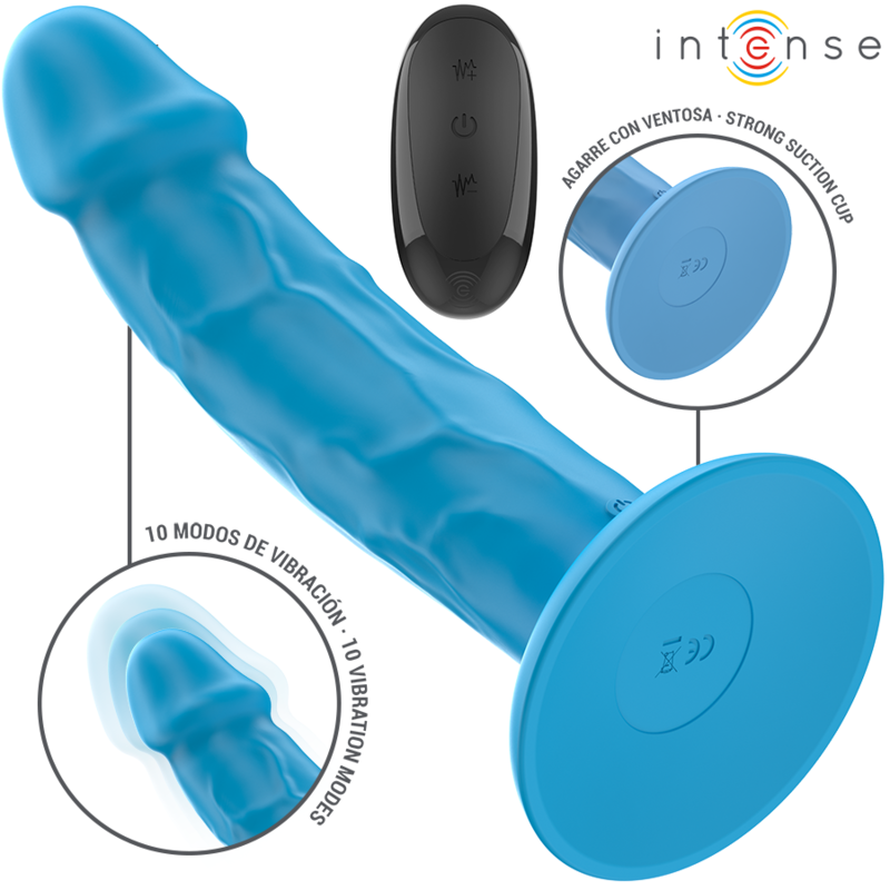 Intense Phoebe Realistischer Vibrator 10 Vibrationen Blaue