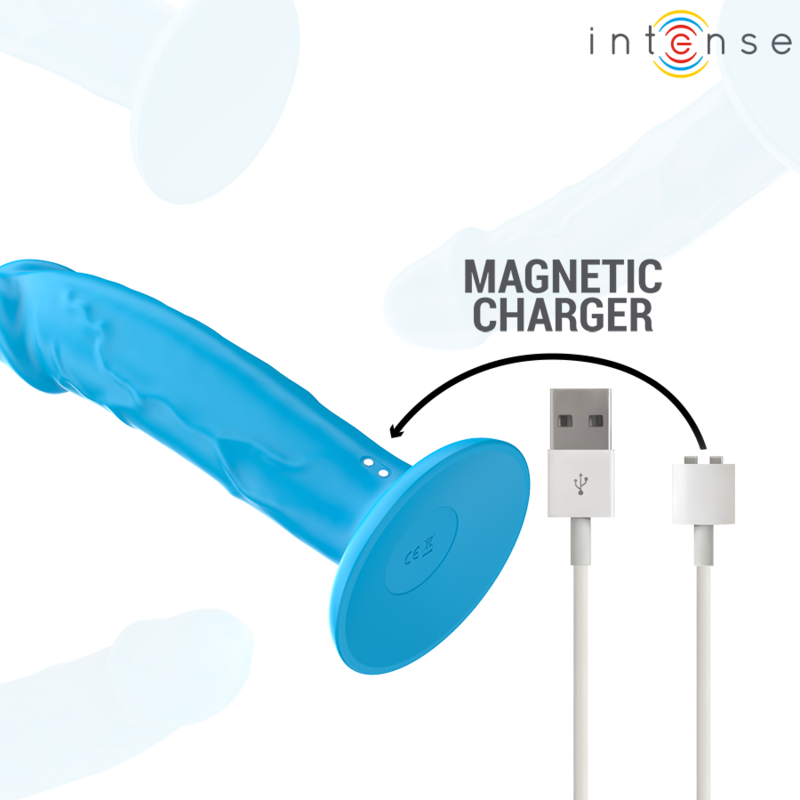 Intense Phoebe Realistischer Vibrator 10 Vibrationen Blaue
