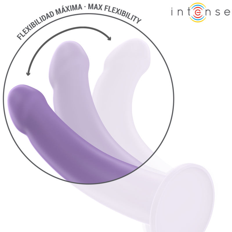 Intense Eddie Vibrator 17,5 cm 10 Vibrationen Lila Fernbedienung