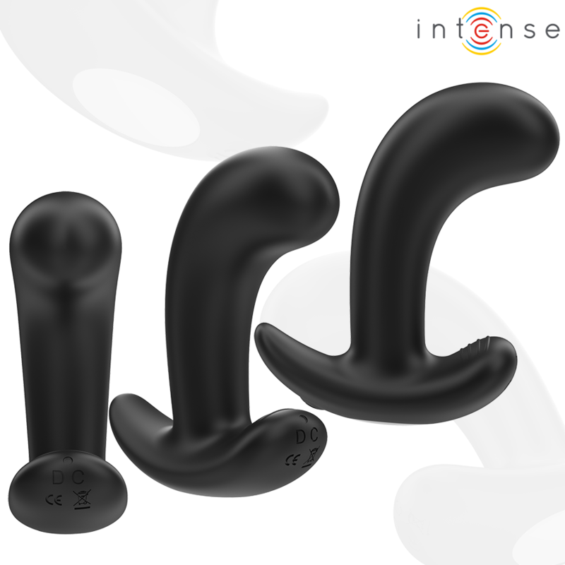 Intense Chandler Anal Plug 10 Vibrationen Schwarz Fernbedienung
