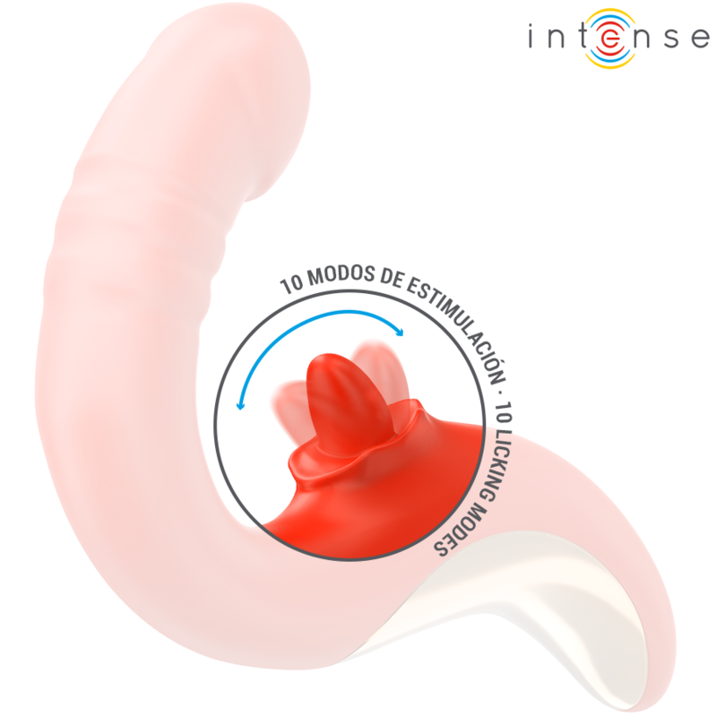 Intense Paulina Vibrator und Stimulator in U-form Rot