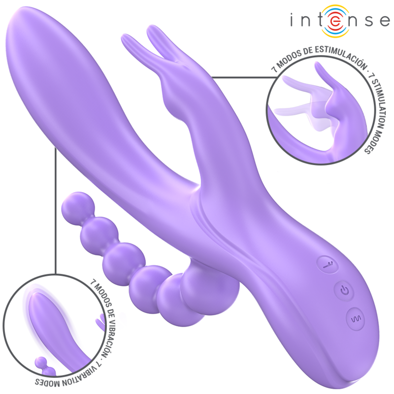 Intense Miko Dreifachvibrator Rabbit & Stimulator & Anal 7