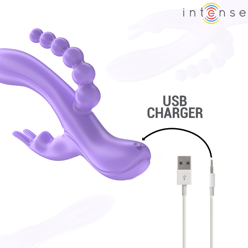 Intense Miko Dreifachvibrator Rabbit & Stimulator & Anal 7
