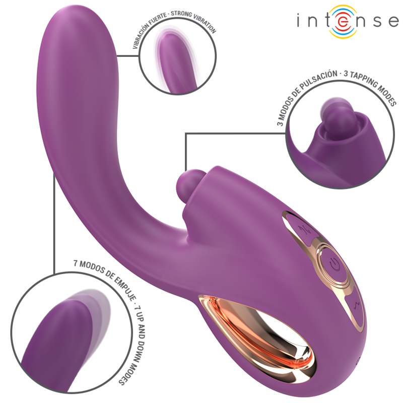 Intense Lali Multifunktions-g-punkt-vibrator Tapping & Stoss &