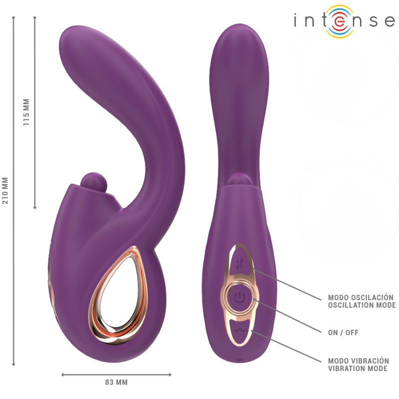 Intense Lali Multifunktions-g-punkt-vibrator Tapping & Stoss &