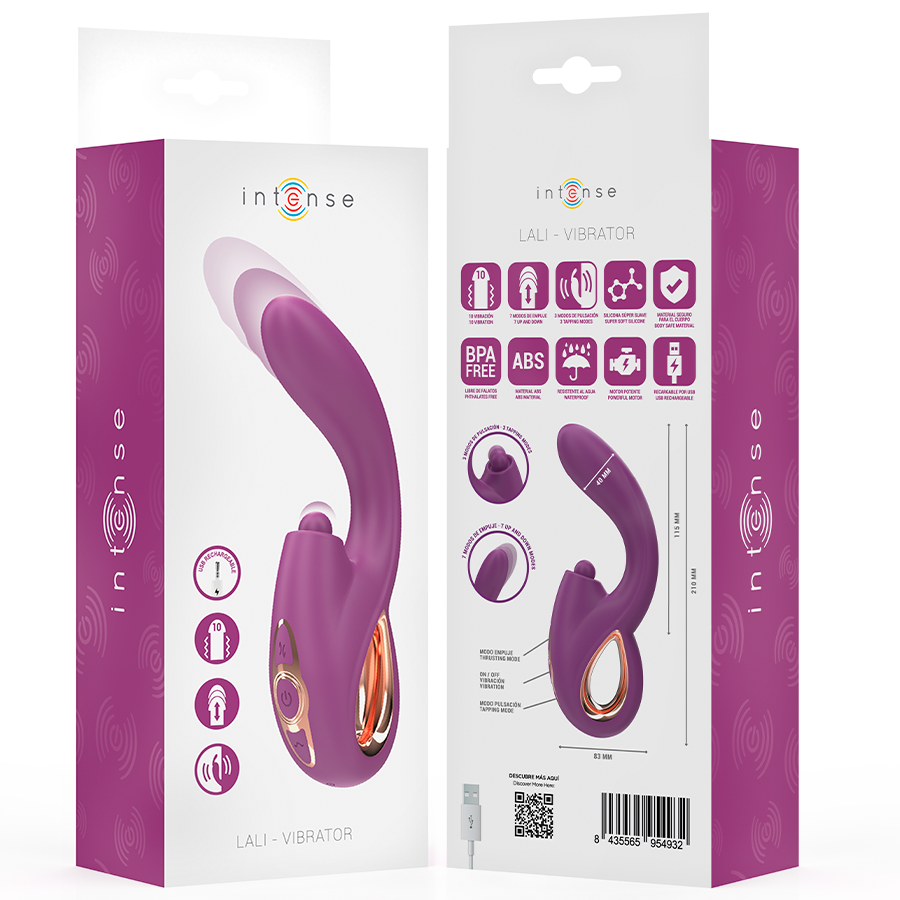 Intense Lali Multifunktions-g-punkt-vibrator Tapping & Stoss &