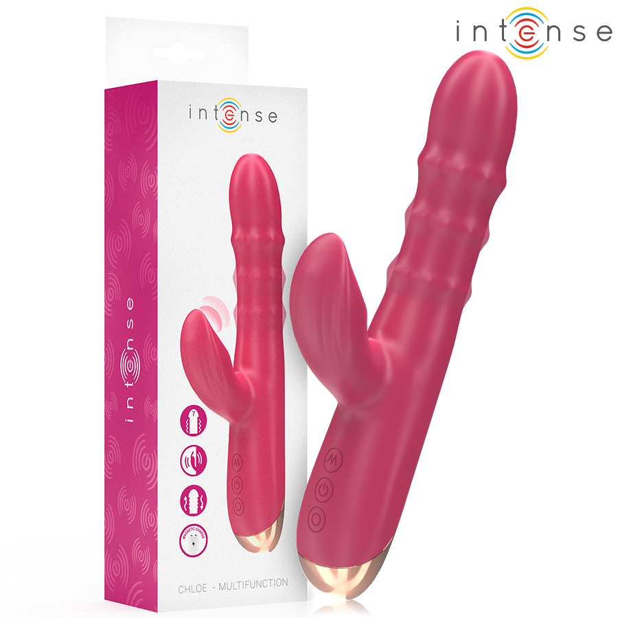 Intense Chloe Multifunktionsvibrator 3 in 1 Rot