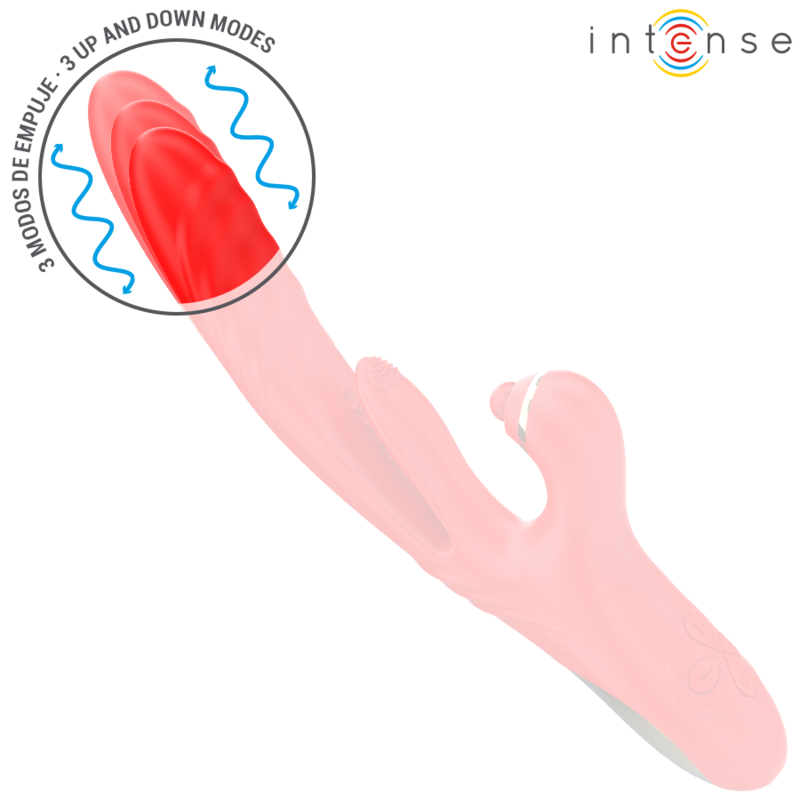 Intense Rosalia Multifunktionsvibrator 3 in 1 Rot