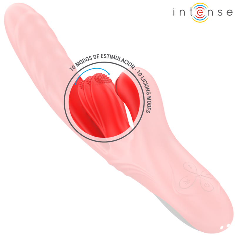Intense Rosalia Multifunktionsvibrator 3 in 1 Rot