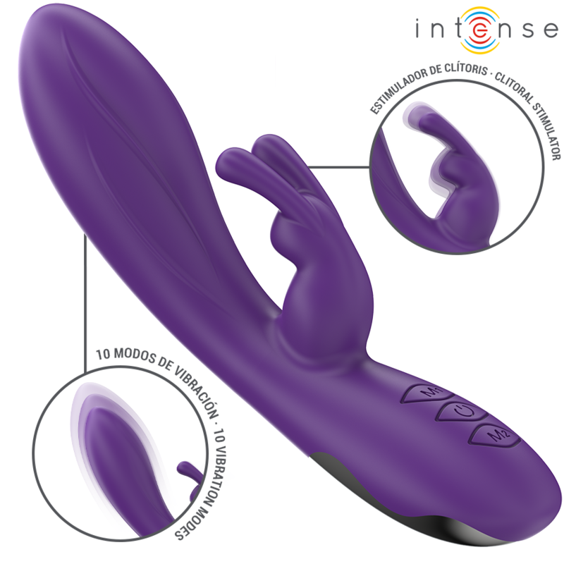 Intense Randall Rabbit Vibrator 10 Vibrationen Lila