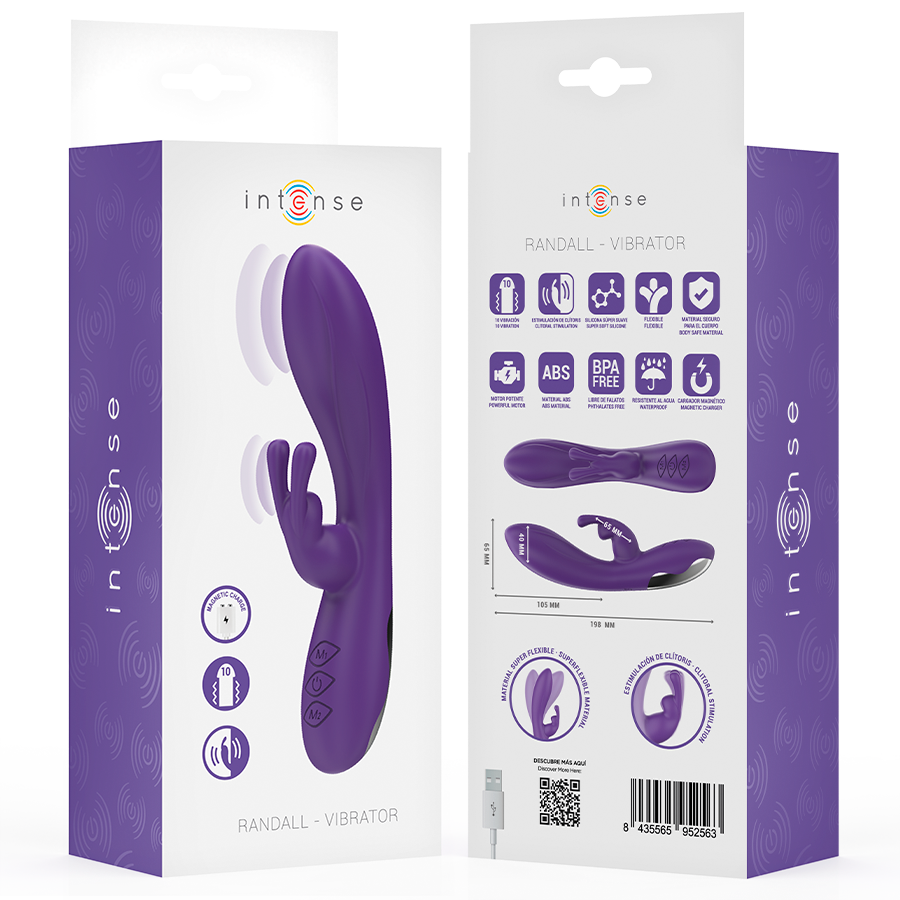 Intense Randall Rabbit Vibrator 10 Vibrationen Lila