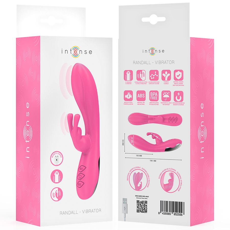Intense Randall Rabbit Vibrator 10 Vibrationen Rosa