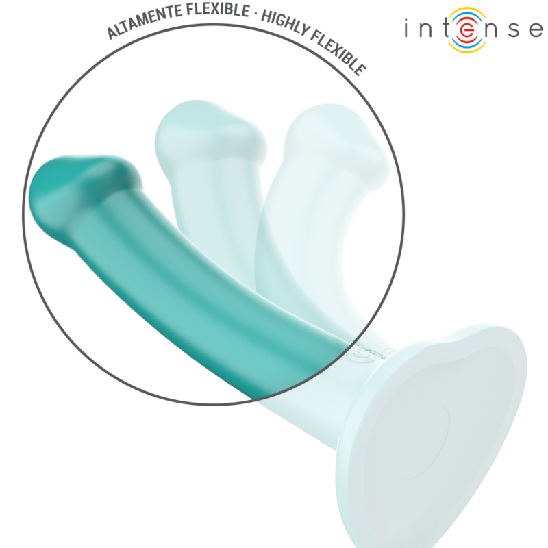 Intense Katie Vibrator mit Saugnäpfen 10 Vibrationen Blau