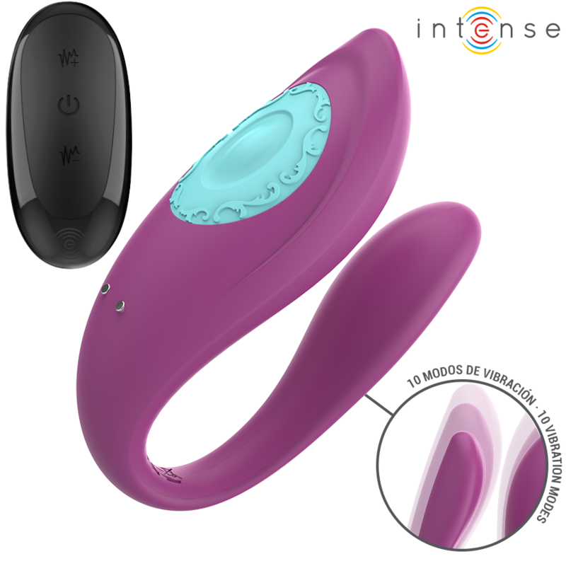 Intense Annie U-förmiger Vibrator und Stimulator Lila