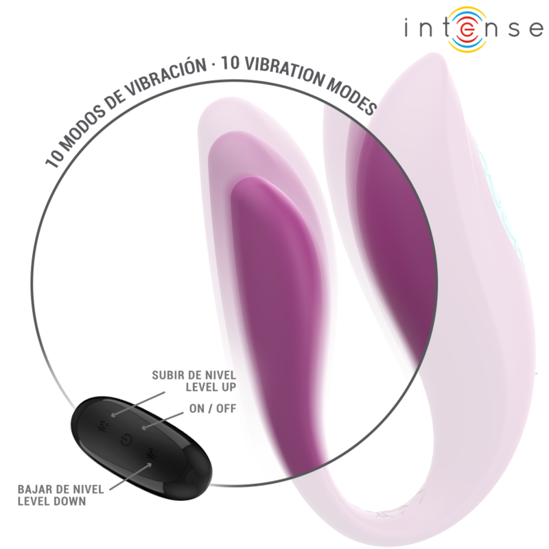 Intense Annie U-förmiger Vibrator und Stimulator Lila