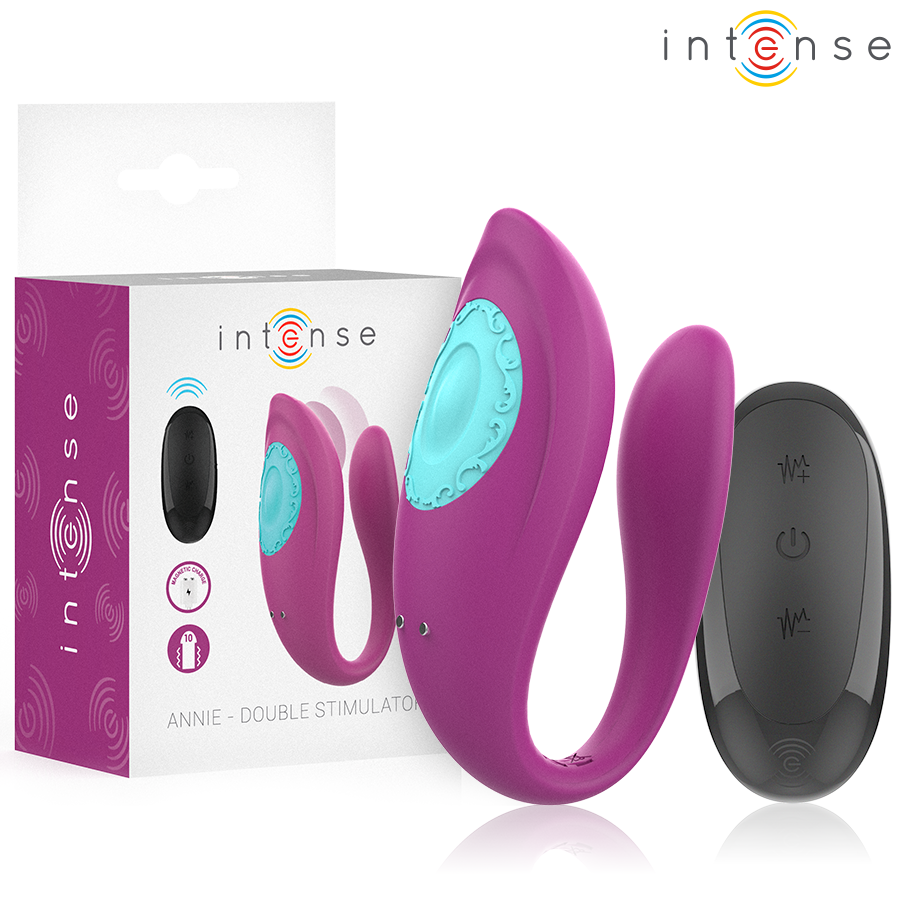 Intense Annie U-förmiger Vibrator und Stimulator Lila