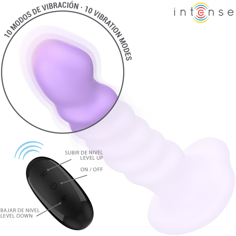 Intense Brenda Vibrator Grösse M Spiralendesign 10 Vibrationen