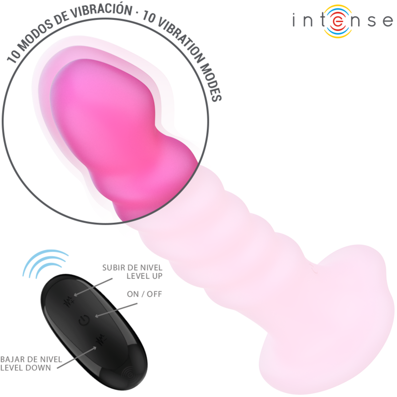 Intense Cindy Vibrator Grösse L Spiralendesign 10 Vibrationen