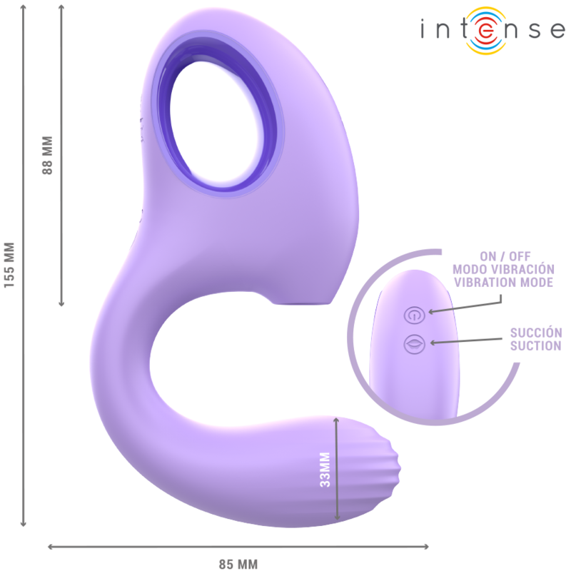 Intense Baxter Vibrator & Stimulator Violett