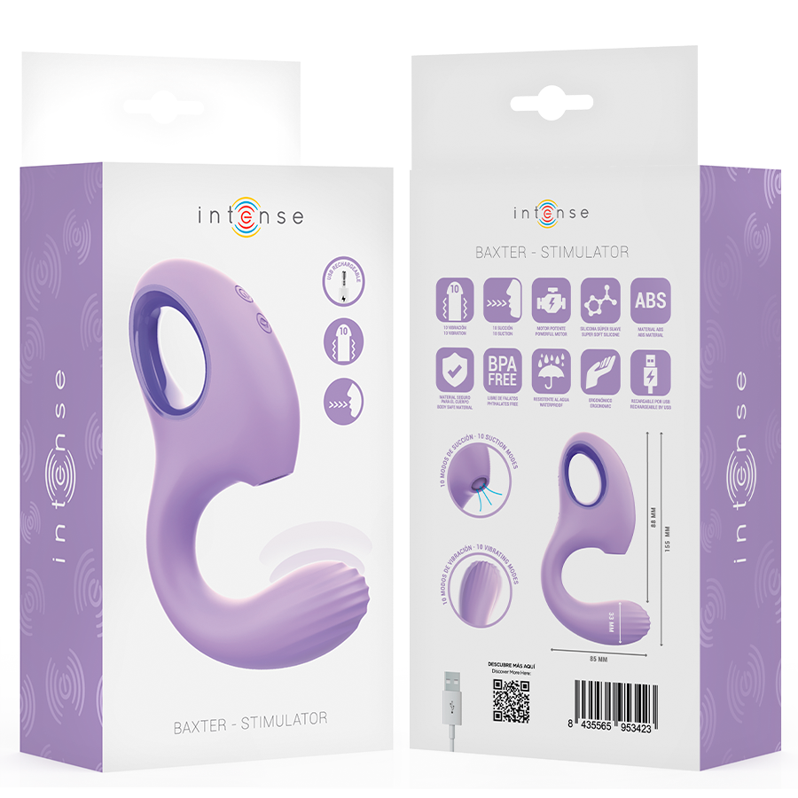 Intense Baxter Vibrator & Stimulator Violett