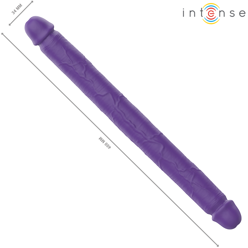 Intense Gunter Dildo Doppelvibrator 40 cm Lila Fernbedienung