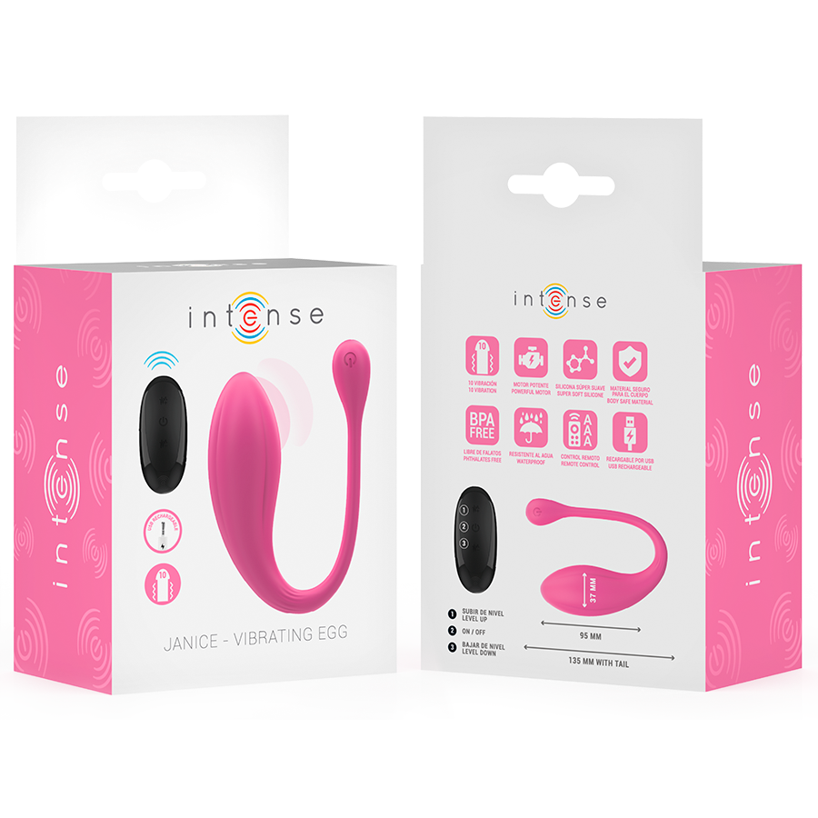 Intense Janice U Vibrator Doppelstimulation 10 Vibrationen Rosa