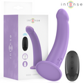Intense Eddie Vibrator 17,5 cm 10 Vibrationen Lila Fernbedienung