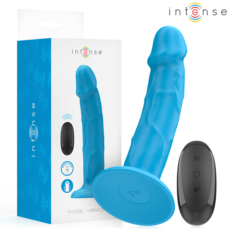 Intense Phoebe Realistischer Vibrator 10 Vibrationen Blaue