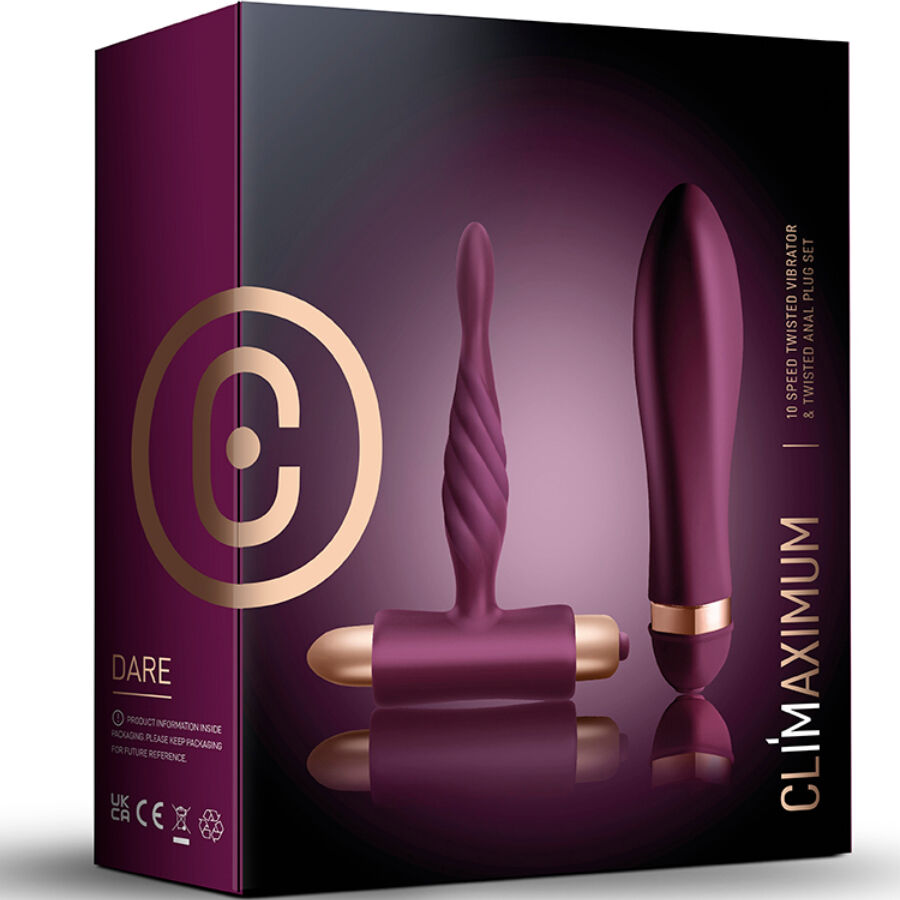 Climaximum Dare Kit – Twisted Vibrator + Anfänger-Analplug