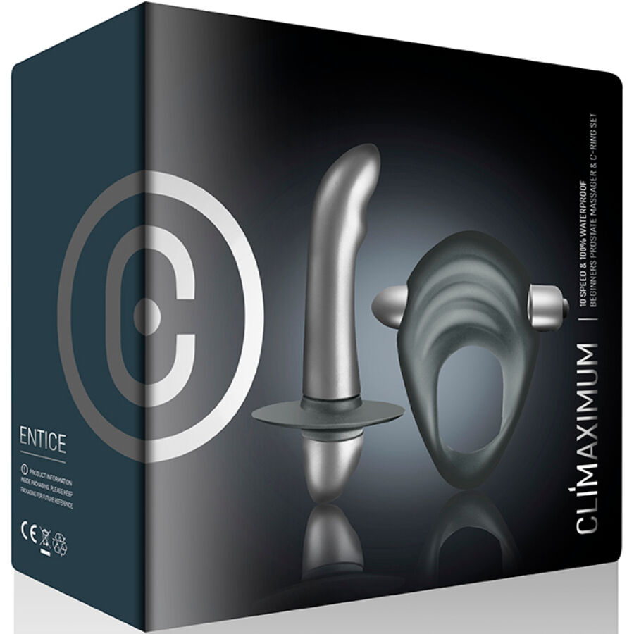 Climaximum Entice Kit – Penisring + Prostata-Vibrator