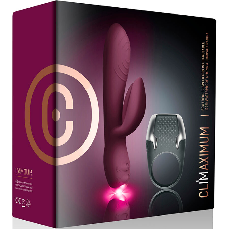 Climaximum Lamour Kit – Rabbit-Vibrator + LED-Penisring