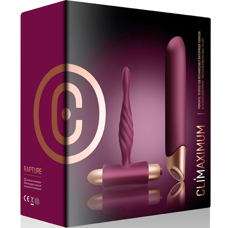 Climaximum Rapture Kit – Klassischer Vibrator + Anfänger-Analplug
