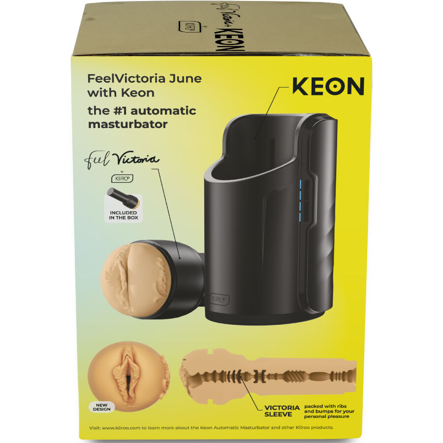 Kiiroo Keon WiFi Combo Victoria June – Masturbator + Feel Stroker