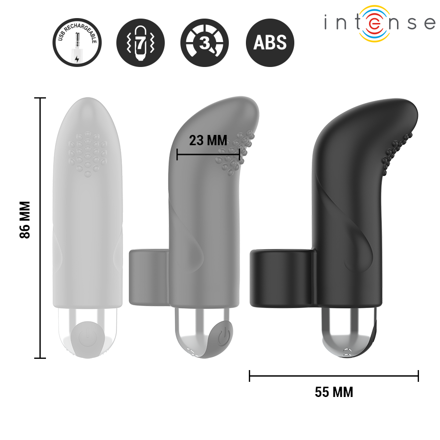 Intense Damiano – Fingerstimulator, wiederaufladbar