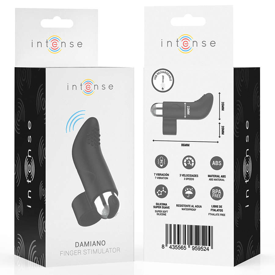 Intense Damiano – Fingerstimulator, wiederaufladbar