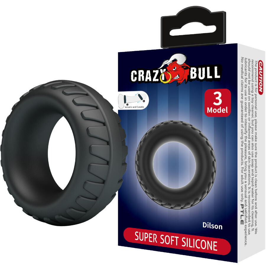 Crazy Bull Dilson – Silikon-Penisring Modell 3