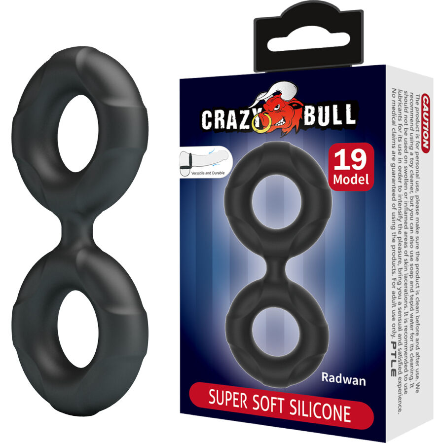 Crazy Bull Radwan – Doppelter Silikon-Penisring Modell 19